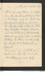 Seite 13, Tagebuch "Willendorf (ab 1926) | Joching | Neol. Grab b. Emmersdorf (NHMW-PRAE-BBB-36)